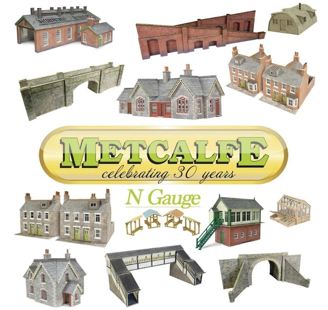 METCLAFE MODEL RAILWAY N GAUGE Buildings/Walls/Scenics CARD KITS DROP