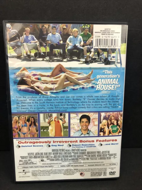 Accepted (DVD, 2006, Anamorphic Widescreen) 2