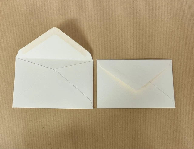 100 Buste 6,7X10,3 Avorio quadrate art. 15