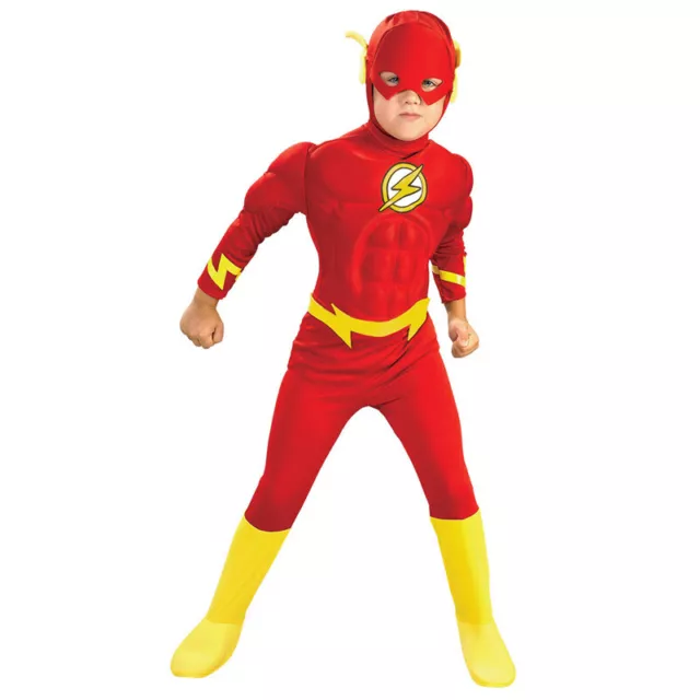 The Flash Kids Costume Justice League Superhero Boys Book Week Cosplay Outfits