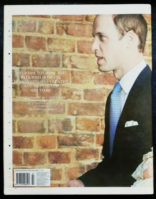 The Times Newspaper Prince George Christening Duke & Duchess Cambridge Oct 2013 3