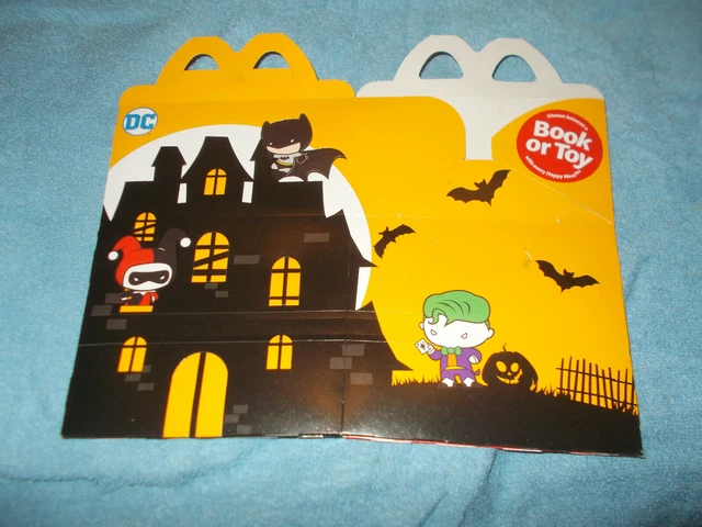 U.K MCDONALDS HAPPY meal 2021 empty box DC Halloween ยฃ3.00 - PicClick UK