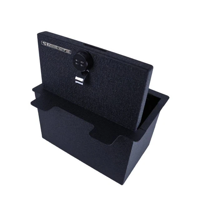 BLACK HORSE CENTER Console Safe Black fit 20232024 Chevrolet Silverado