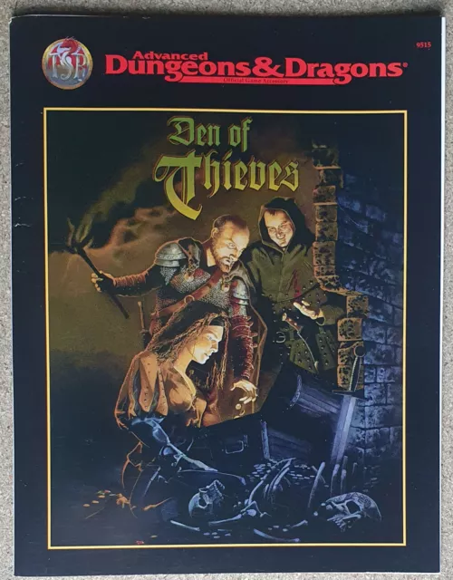 AD&D 2e Den of Theives module (TSR 9515) 1996 NEW/Unused