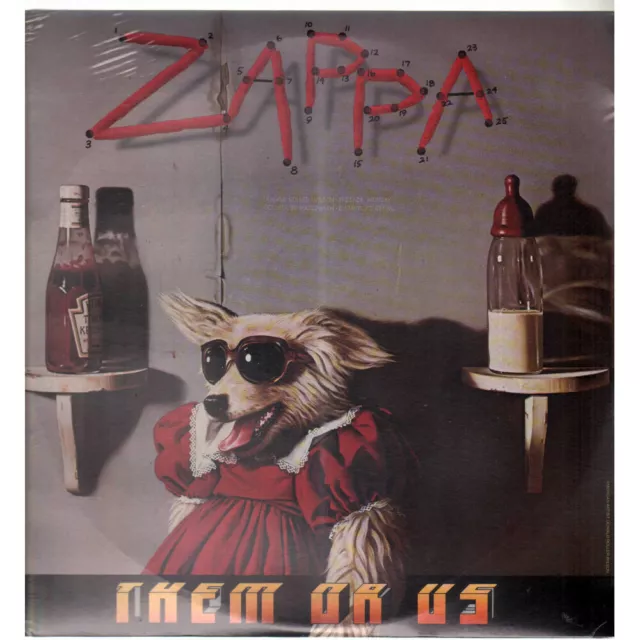 Frank Zappa 2 Lp Vinile Them or Us Apribile Emi ‎2-62 2402343 Gatefold Sigillato