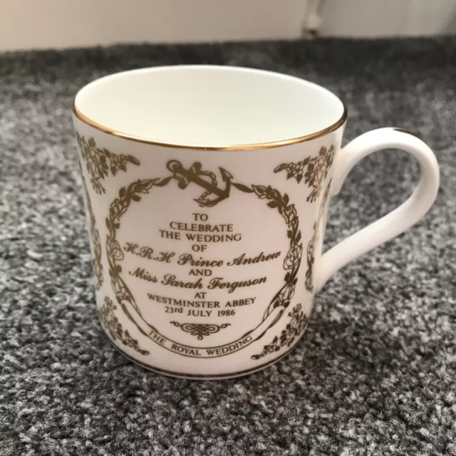 WEDGEWOOD China Mug To Celebrate The Wedding Of Prince Andrew And Sarah Ferguson 2