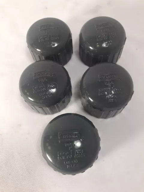 1" Spears PVC Schedule 80 Cap (FPT) - Lot of 5