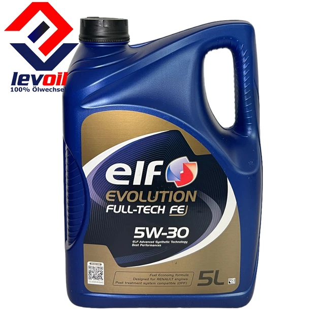 Elf Solaris Dpf 5w 30 Motoröl Im 5 Ltr Kanister 5 LITER ELF EVOLUTION FULL-TECH FE 5W-30 ( SOLARIS DPF ) Motoröl