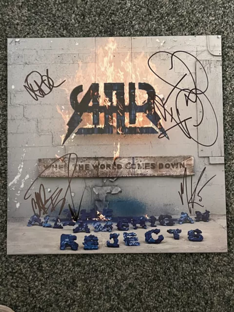 All American Rejects Signed When The World  Comes Down Vinyl