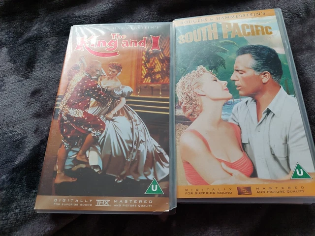 2 VHS VIDEOS South Pacific & The King & I. Rodgers & Hammerstein's. £5. ...
