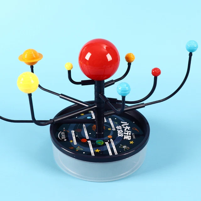 SOLAR SYSTEM NINE Planets Model Science Kit DIY Assembly Interaction ...