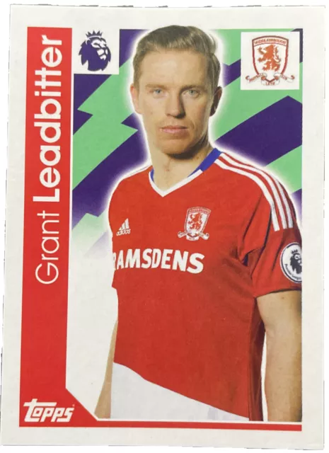 Merlin Premier League 2017 - # 211 - GRANT LEADBITTER - Middlesbrough