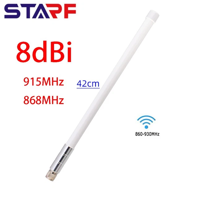 Antenna omni collegabile a lungo raggio LoRa in fibra di vetro 868MHz 915MHz