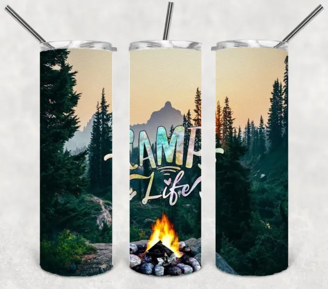 Camp Life, Camping Tumbler, #camplife