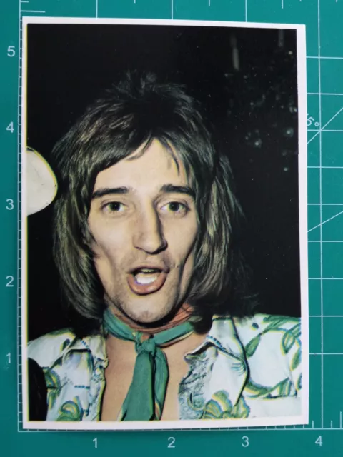 1973 Panini Picture Pop '73 Rock Stars Sticker Card Rod Stewart