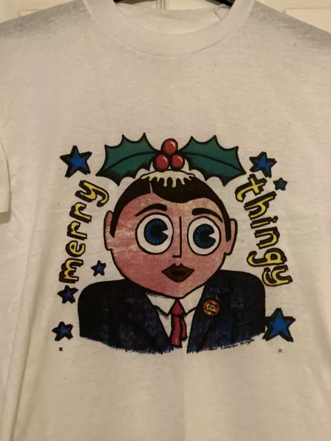 top, ace & fantastic frank sidebottom ' merry thingy ' - -t-shirt. Free UK P&P.