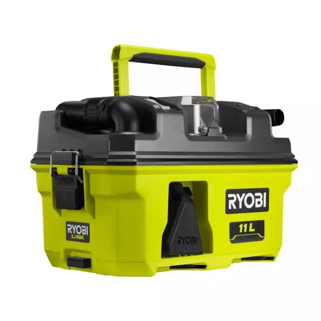 Ryobi RV1811-0 Aspiratore Soffiatore Batteria 18V ONE+ Bidone 11Lt (Solo Corpo)