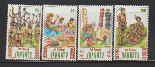 Vanuatu Stamps 1991 Anniversary Nat'l Art Festival Luganville Mnh - Misc23-762