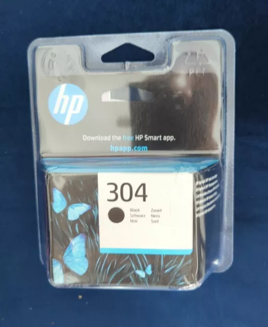 HP 304 Cartouche d'Encre Noire Authentique (N9K06AE) 