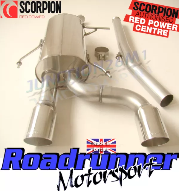 Scorpion Clio 182 Exhaust Cat Back Stainless Steel System Non Resonated Daytona