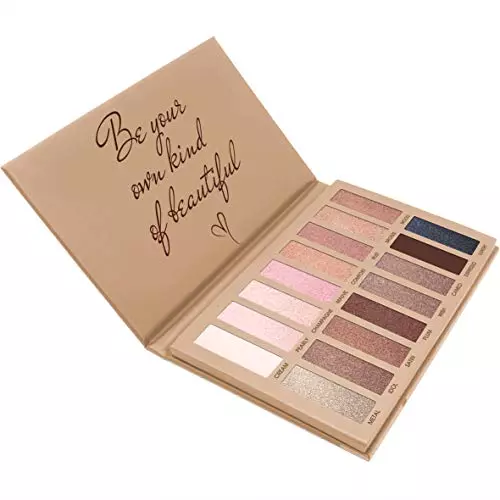 Best Pro Eyeshadow Palette Makeup - Matte + Shimmer 16 Colors - Highly Pigmented