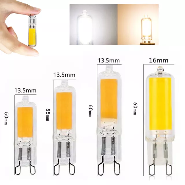 Mini G9 COB LED Glühbirnen 220V 7W 12W 15W Glas ersetzt 70W Halogenlampe