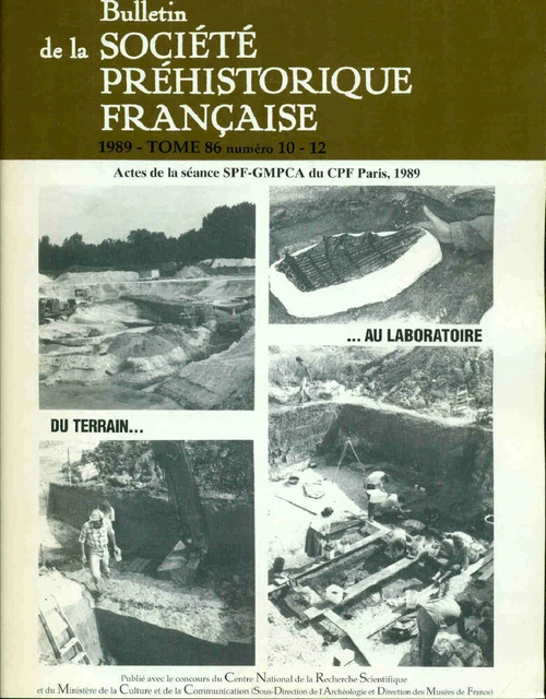 Tables et Index du Bulletin de la Société Préhistorique Française.