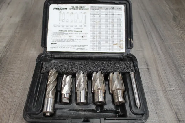 Incomplete Hougen 12005 "12,000-Series" Oversized Annular Cutter Kit - 1" Depth