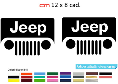 Adesivi Jeep  Stickers Renegade Wrangler Fuori Strada 4X4 Offroad M3