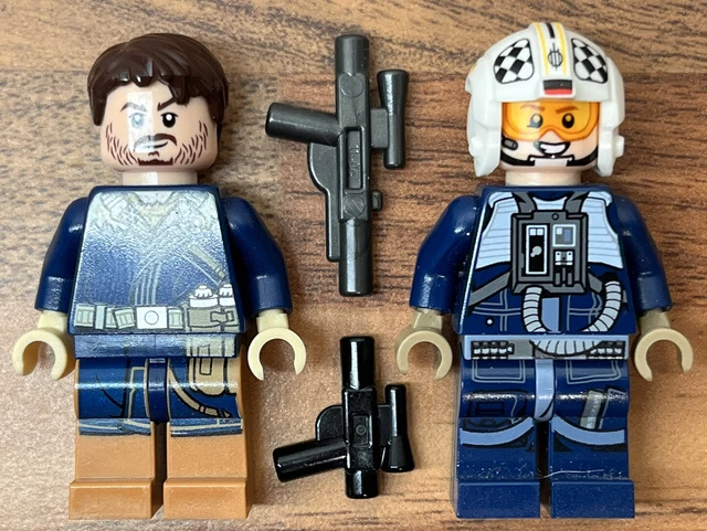 LEGO STAR WARS Cassian Andor & U-Wing Pilot Minifigures sw0790 sw0793 à ...