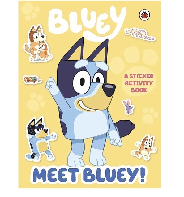 BLUEY: MEET BLUEY! Sticker Activity Book by Bluey Paperback Book $16.75 - PicClick AU