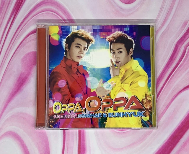 Super Junior D&E Donghae & Eunhyuk Oppa Oppa Japanese Single CD + DVD Jewel Case