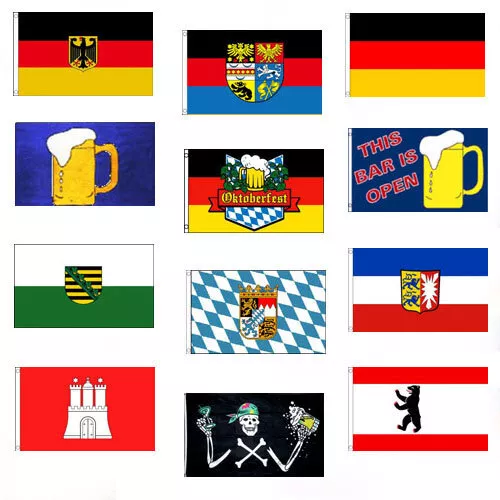 OKTOBERFEST FLAGS Germany Beer Festival German Bavaria Bar Pub Party etc