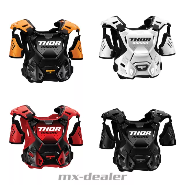 Thor Guardian Plastron Noir Tous MX Quad Motocross Enduro