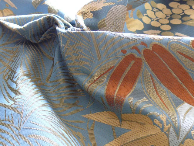 Kravet Coutour Imperial Kimono Silk Lampas Mineral Blue Bty Msrp$270/Y 9