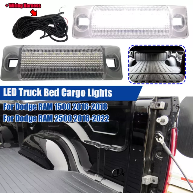 LED Truck Bed Cargo Light+Wiring Harness For Dodge RAM 1500 2500 3500 16-21