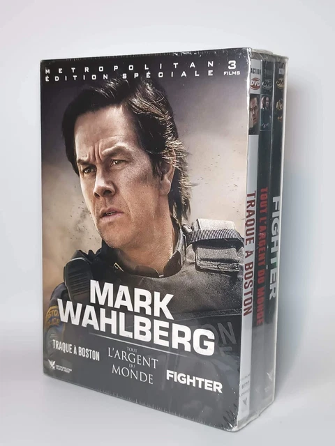 Coffret 3 DVD Mark Wahlberg Traque à Boston + Fighter + Tout l'argent du Monde