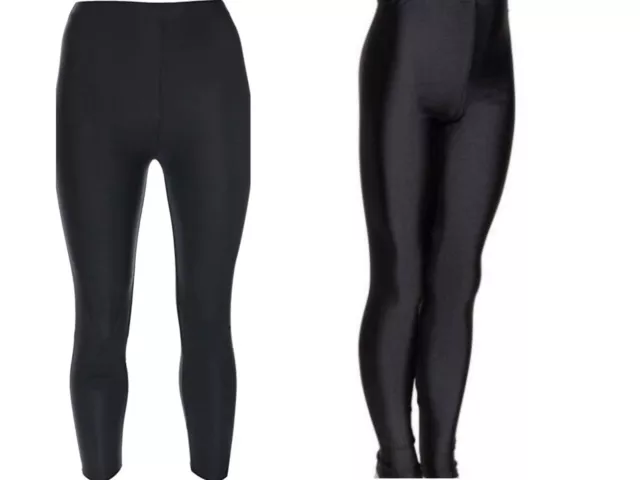 Leggings Lycra Donna Ragazze Bambini Balletto Elasticizzato/Ginnastica/PE Lunghezza Caviglia Lucida