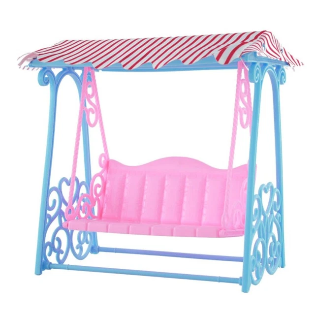 Mini Swing 1/6 Scale Dolls Beach Chair Miniature Furniture Toy for Doll House De