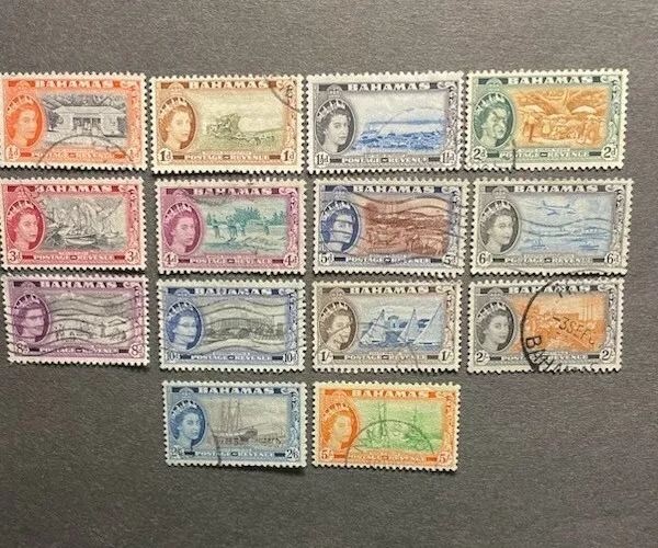 Bahamas Scott #153-171 - Short Set - F/VF Used