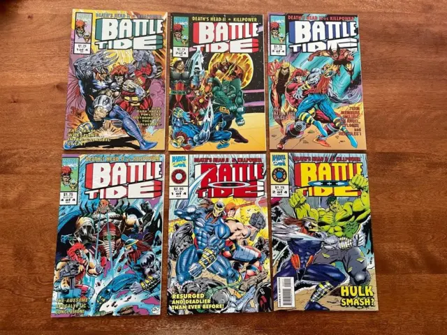 Battletide lot of 6 comics - #1,2,3,4, II #1,2