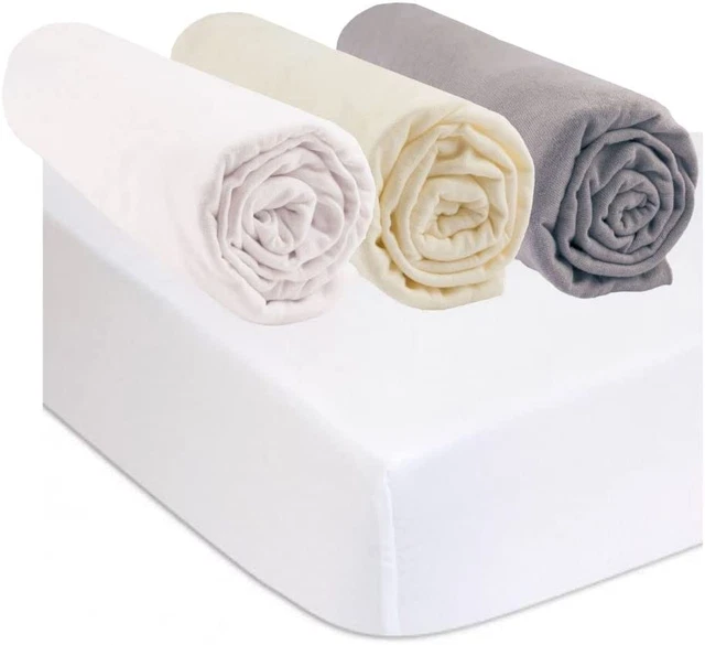Kit De 3 Draps Housse 60X120 Lit Enfant + 2 Protèges Matelas Taille 60X120 | 100