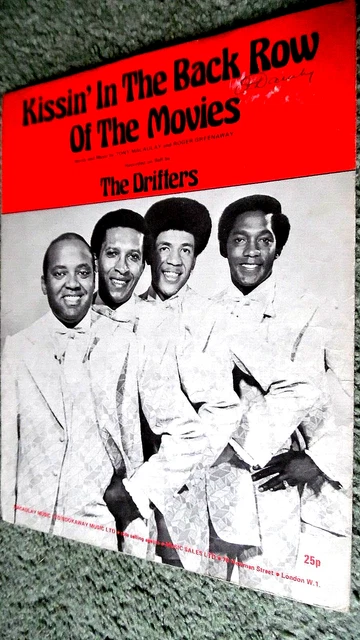 THE DRIFTERS: KISSIN' In The Back Row Of The Movies (Sheet Music) £9.99