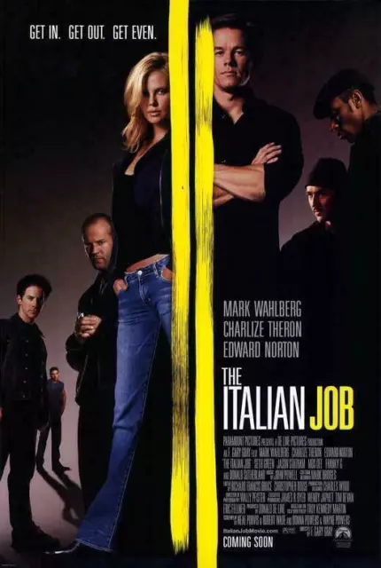 399670 The Italian Job Movie Mark Wahlberg Charlize Theron WALL PRINT POSTER US