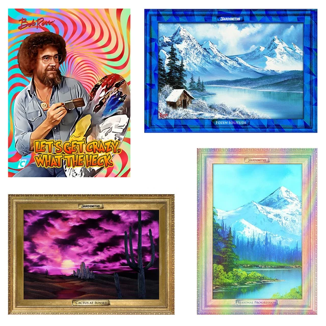 CARDSMITHS BOB ROSS Trading Cards Box 2 Booster Packs Englisch Series One EUR 19,90