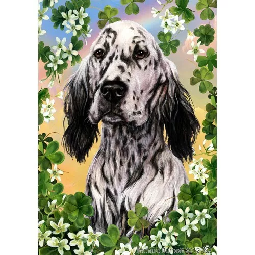 Clover House Flag - Blue Belton English Setter 31469