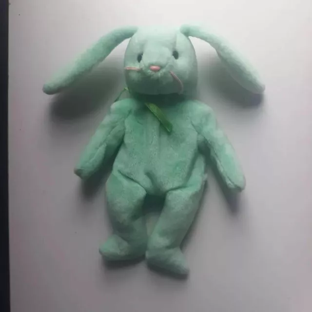 TY Beanie Baby - HIPPITY the Green Bunny (8.5 inch) - MWMTs Stuffed Animal Toy