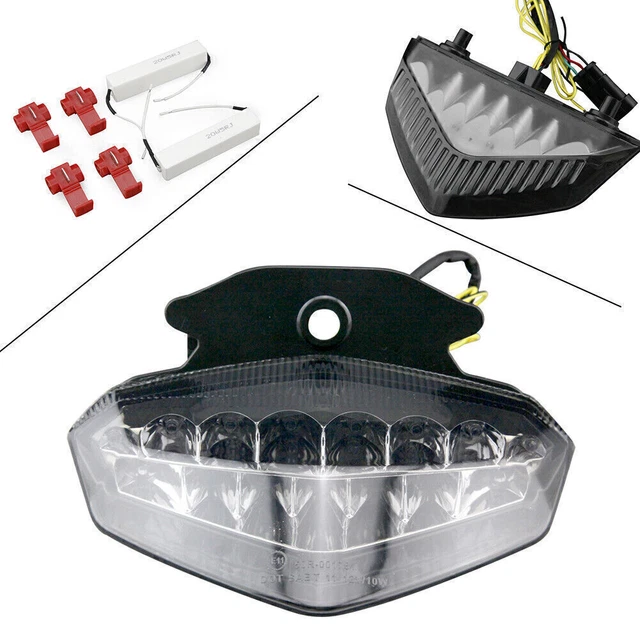 Motor Smoke LED Taillight w/ Turn Signal Lamp For DUCATI HYPERMOTARD 2009-2012