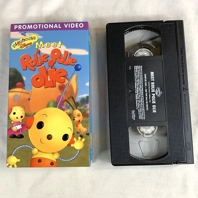 MEET ROLIE POLIE Olie VHS Playhouse Disney Promotional Video 2000 £15.