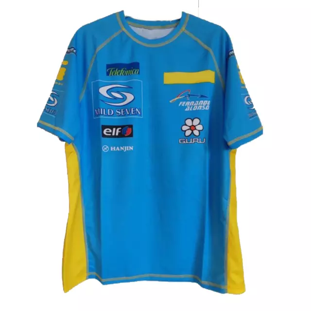 🟡🔵 Camiseta Renault F1 Alonso: ¡Histórica Pasión! 🏎️